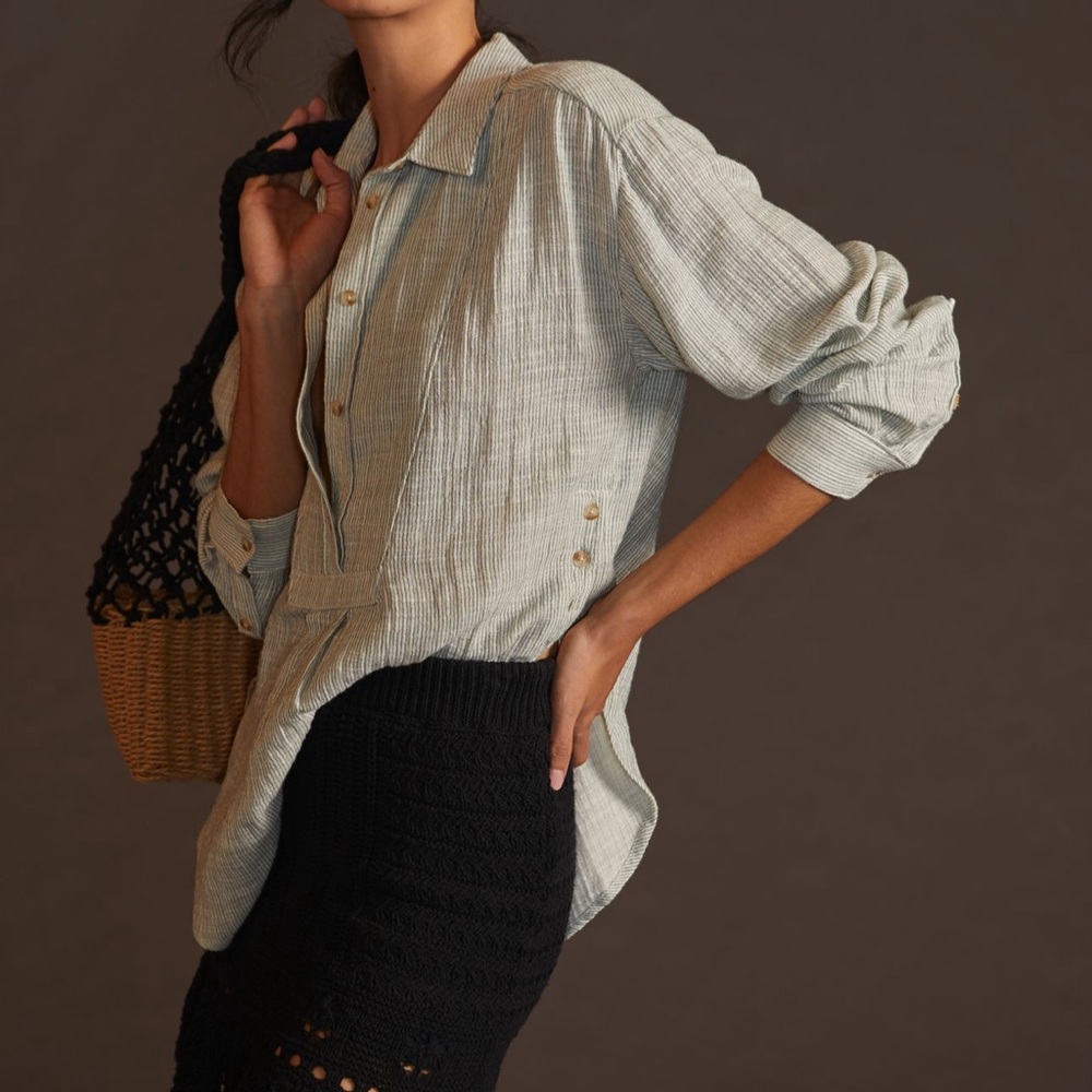 Anthropologie Button-Down Shirt